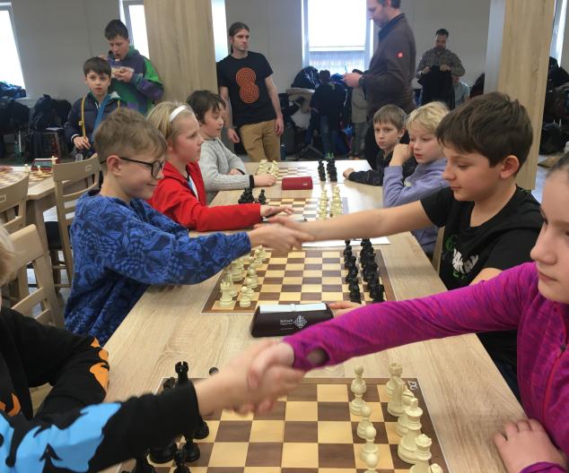 Šachový turnaj žáků v Nových Hradech